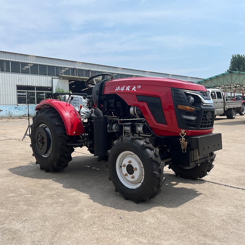 New 40 HP 4WD Wheel Tractor for Low Greenhouses Mini Tractor with Engine Motor Pump Gear Gearbox Bearing for Garden Use