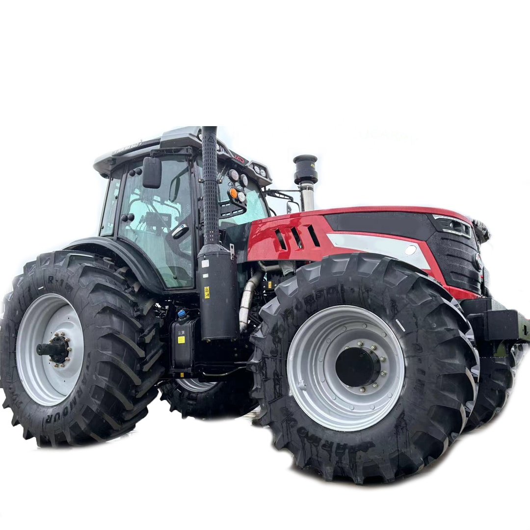 Top-Rated 220-300 HP Agriculture Farm Tractor Large Heavy 4WD Wheel Machine Powerful Trailer New Condition Best Russia China