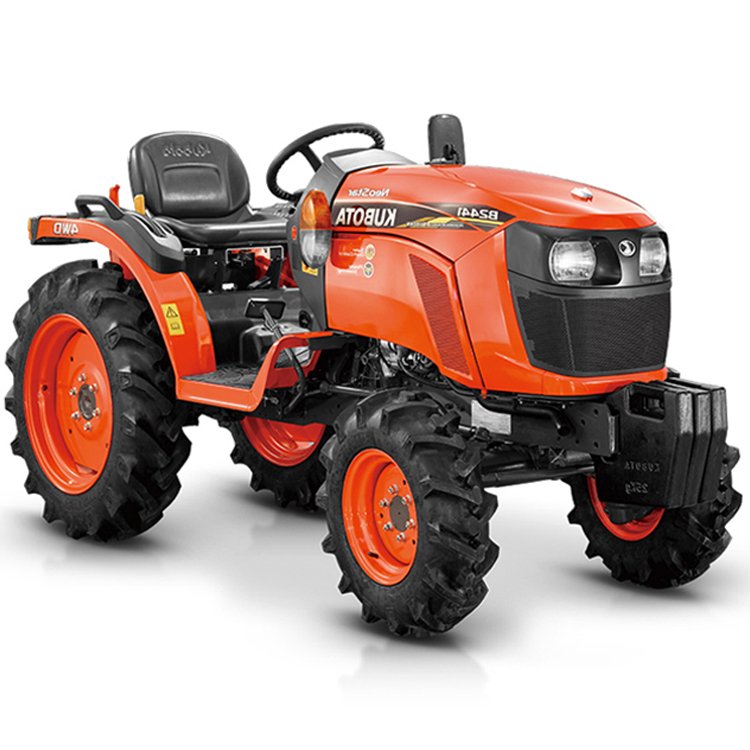 Dry Single Plate Clutch System 3 Cylinder 24 HP Engine Made in Japan Kubota B2441 Mini Farming Tractor at Reliable Price