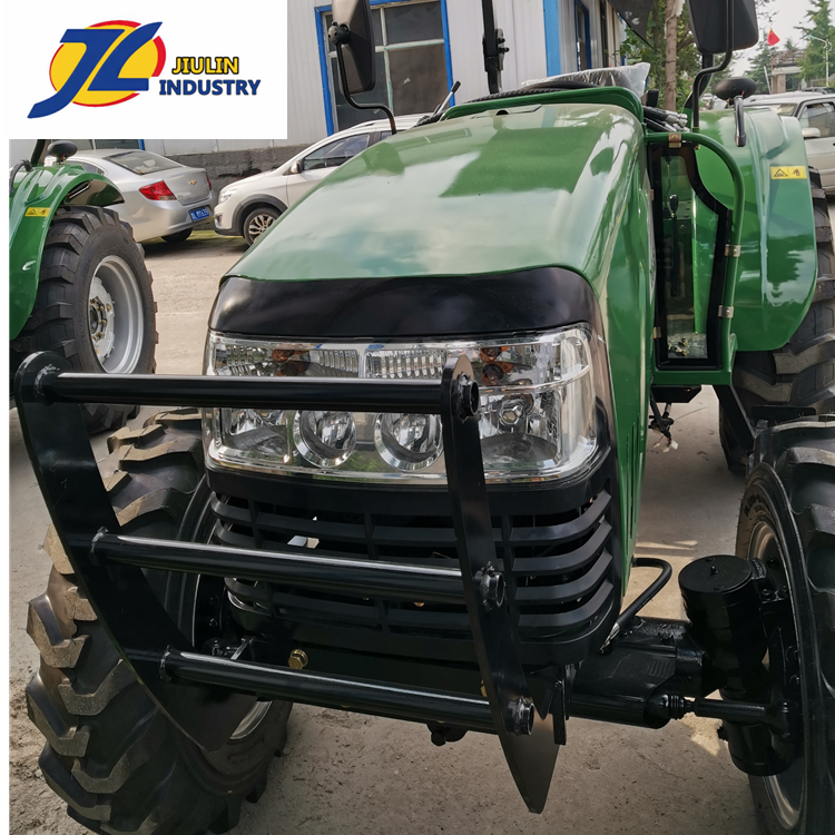 Hot Sale Agricultural CHINA JIULIN Farm Tractors 50hp 55hp Heavy Duty Tractors Front Loader and Backhoe Front Shovel