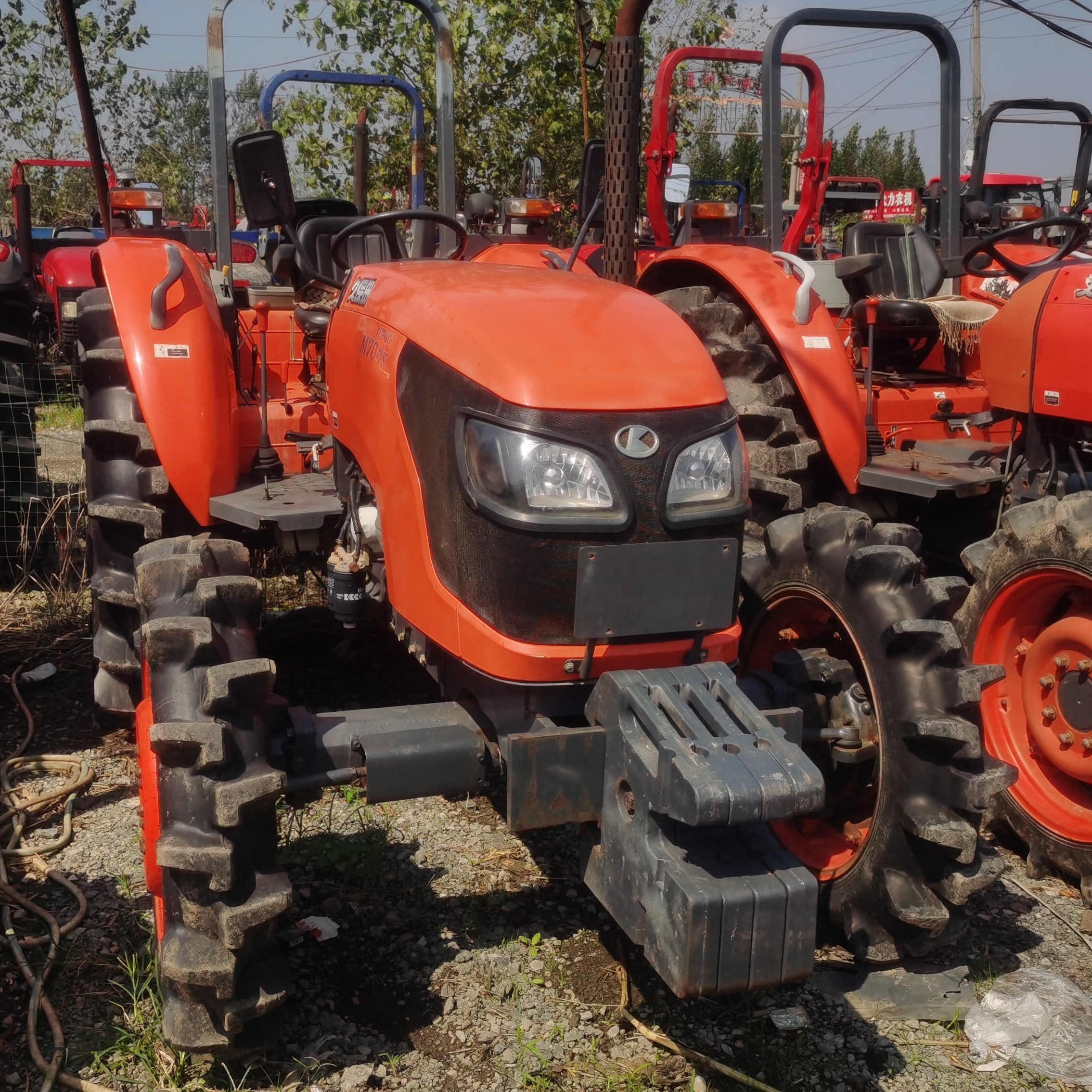 Japanese Used Tractors Kubota 4x4 Farming Machine Agricultural Tractor Agricola Used Kubota Tractor