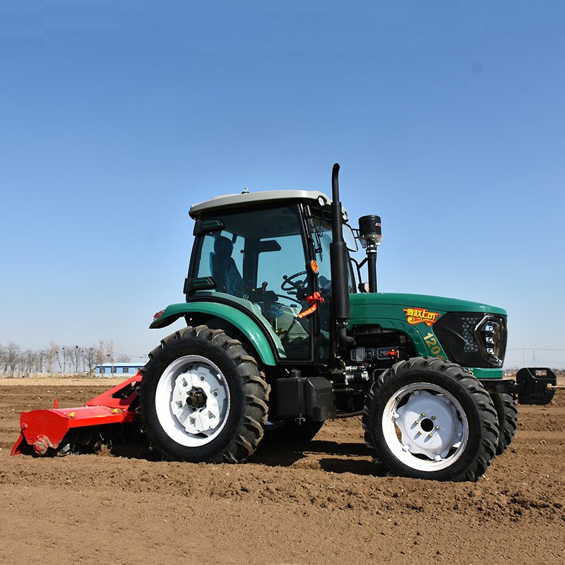 Multifunctional Tractor Agricultural Farming Small Compact Tractors Mini 4x4 Electric Starter Tractor With Front End Loader