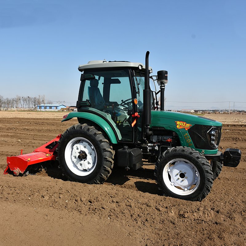 Multifunctional Tractor Agricultural Farming Small Compact Tractors Mini 4x4 Electric Starter Tractor With Front End Loader