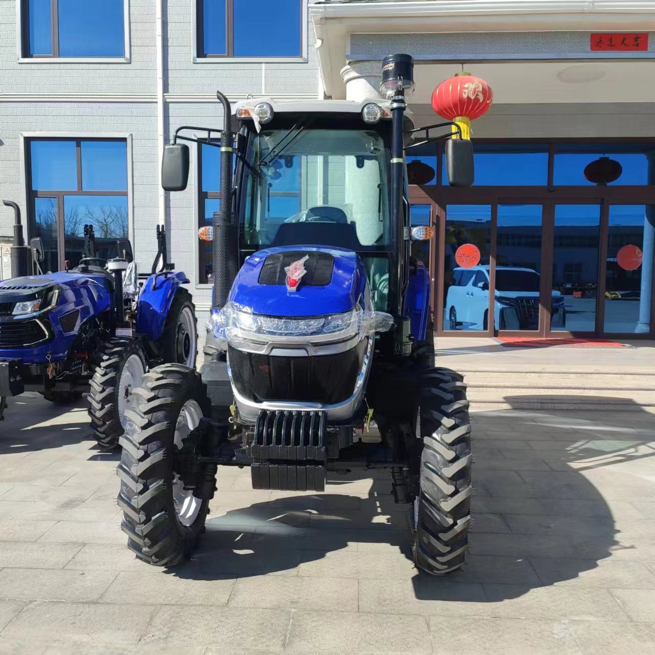 NEW BRAND Agriculture 80hp Tractors 4x4 804 Front Loader Farm Garden Tractor with OPTIONAL attachments