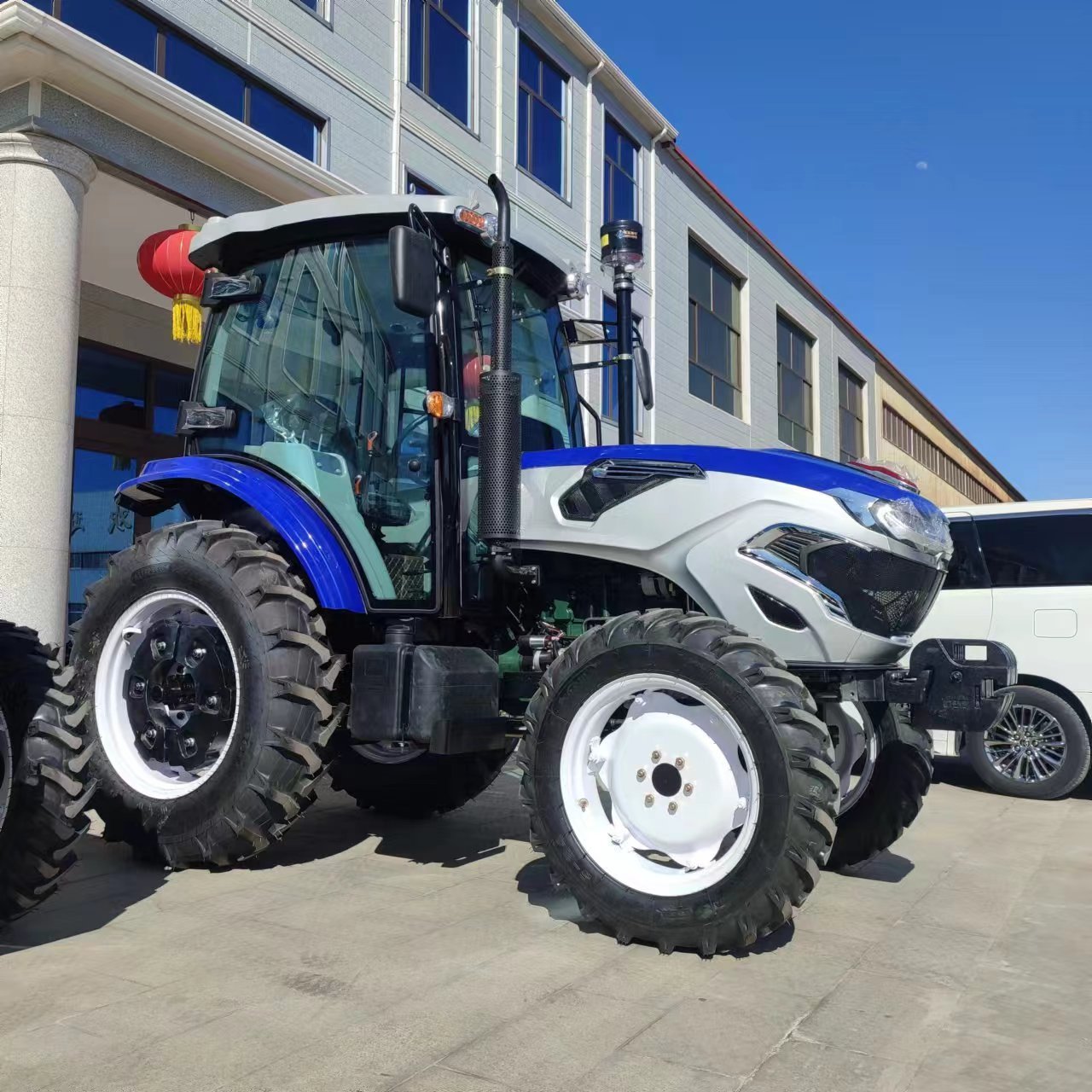NEW BRAND Agriculture 80hp Tractors 4x4 804 Front Loader Farm Garden Tractor with OPTIONAL attachments