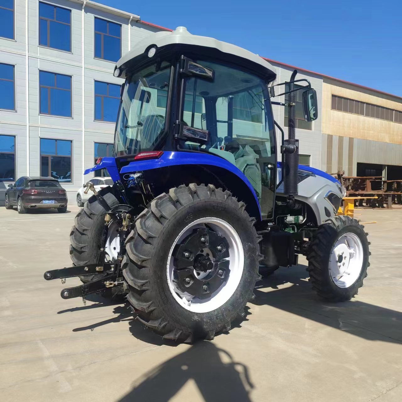 NEW BRAND Agriculture 80hp Tractors 4x4 804 Front Loader Farm Garden Tractor with OPTIONAL attachments