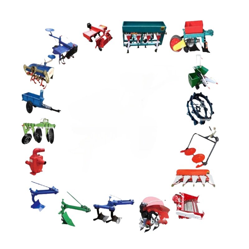 Hot Sale Mini Walking Tractor New Farm Equipment Mini Plow 2 Wheel Walking Tractor Agriculture