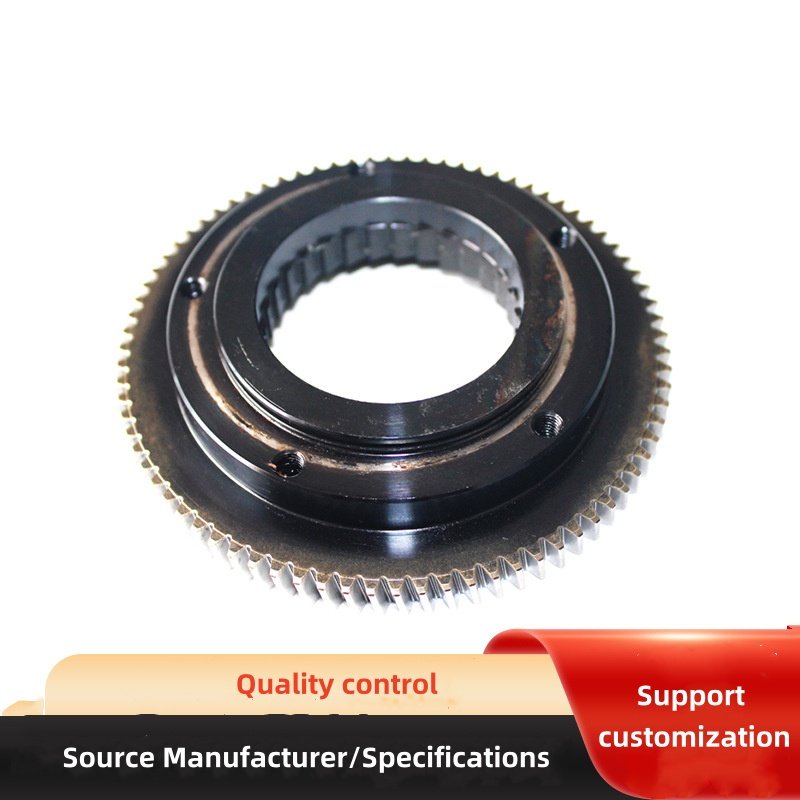 Wholesale Medium Motor Class External Gears Slewing Turntable Bearings Agricultural Machinery-worm Gear Assembly Generator Black