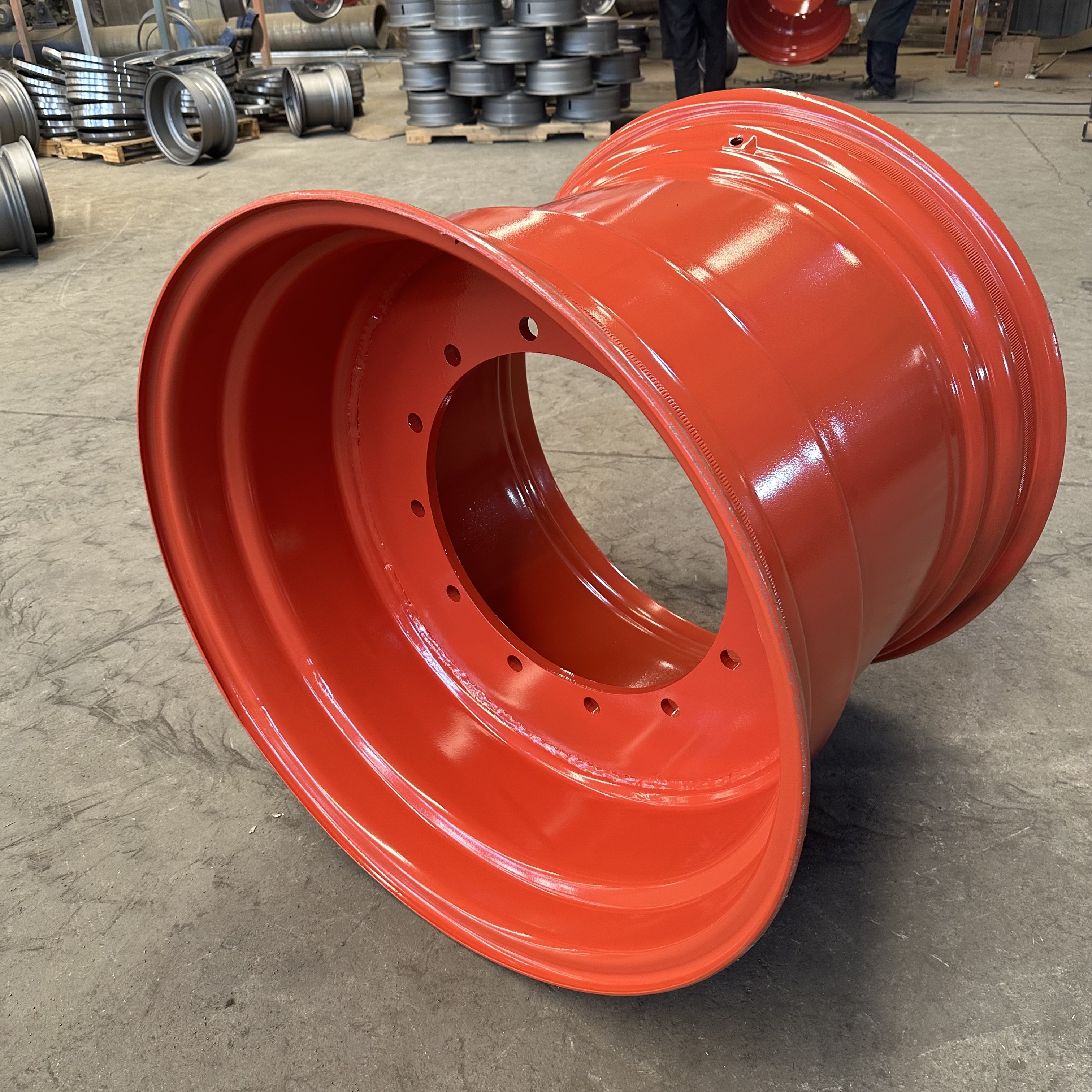 Agricultural Implement Tractor Wheels DW27x32 Inch Tractor Steel Wheel Rims for 30.5L-32 Tires