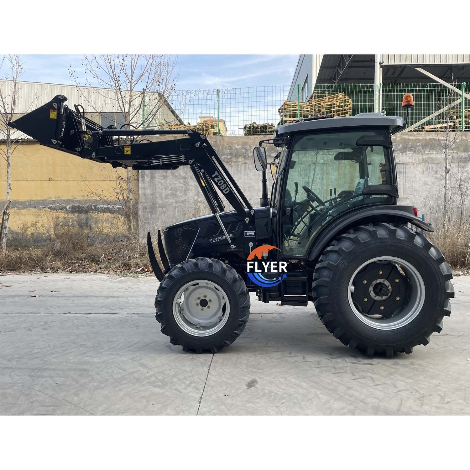 80/90/100HP Farm Tractors Agricultural Machinery with Front Loader