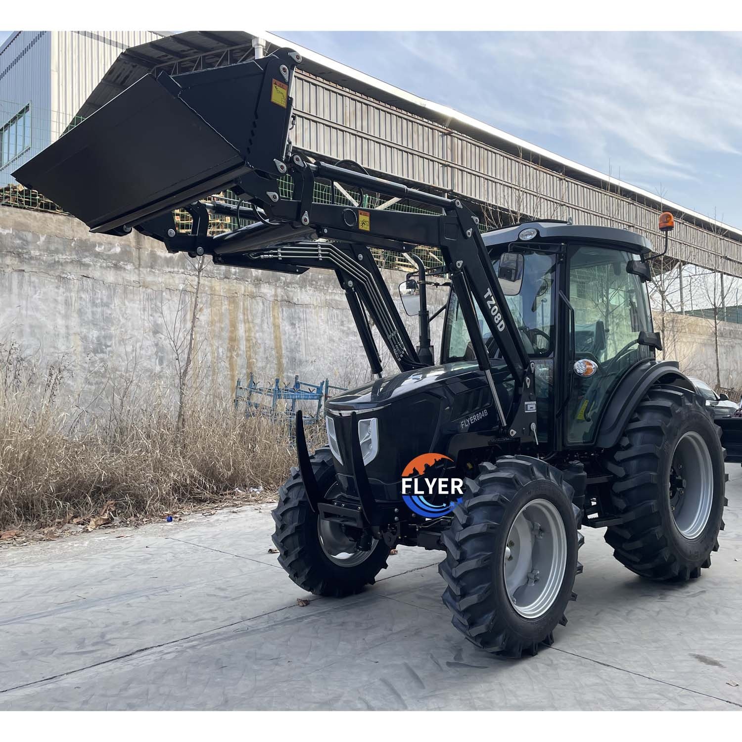 80/90/100HP Farm Tractors Agricultural Machinery with Front Loader