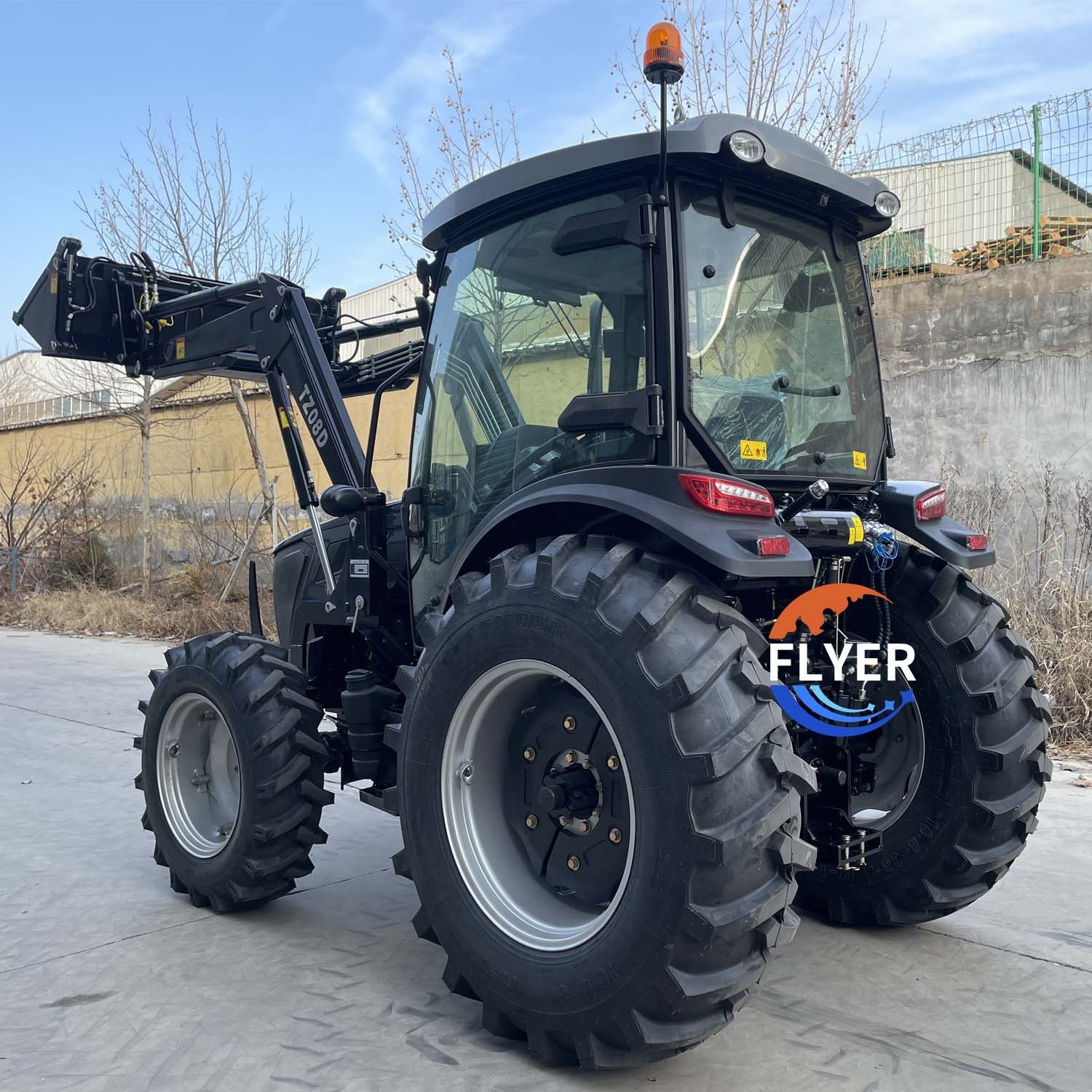 80/90/100HP Farm Tractors Agricultural Machinery with Front Loader