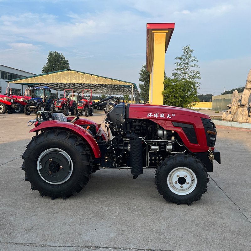 YTO 4WD Wheel Tractor for Low Profile Greenhouses Mini Farm Tractor with Engine Motor Pump Gearbox Bearing