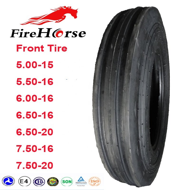 YHS ROCKWAY Front Tractor Tires 4.00-8 4.00-9 4.00-10 4.00-12 F2 Pattern Agricultural Farm Tires for Sale