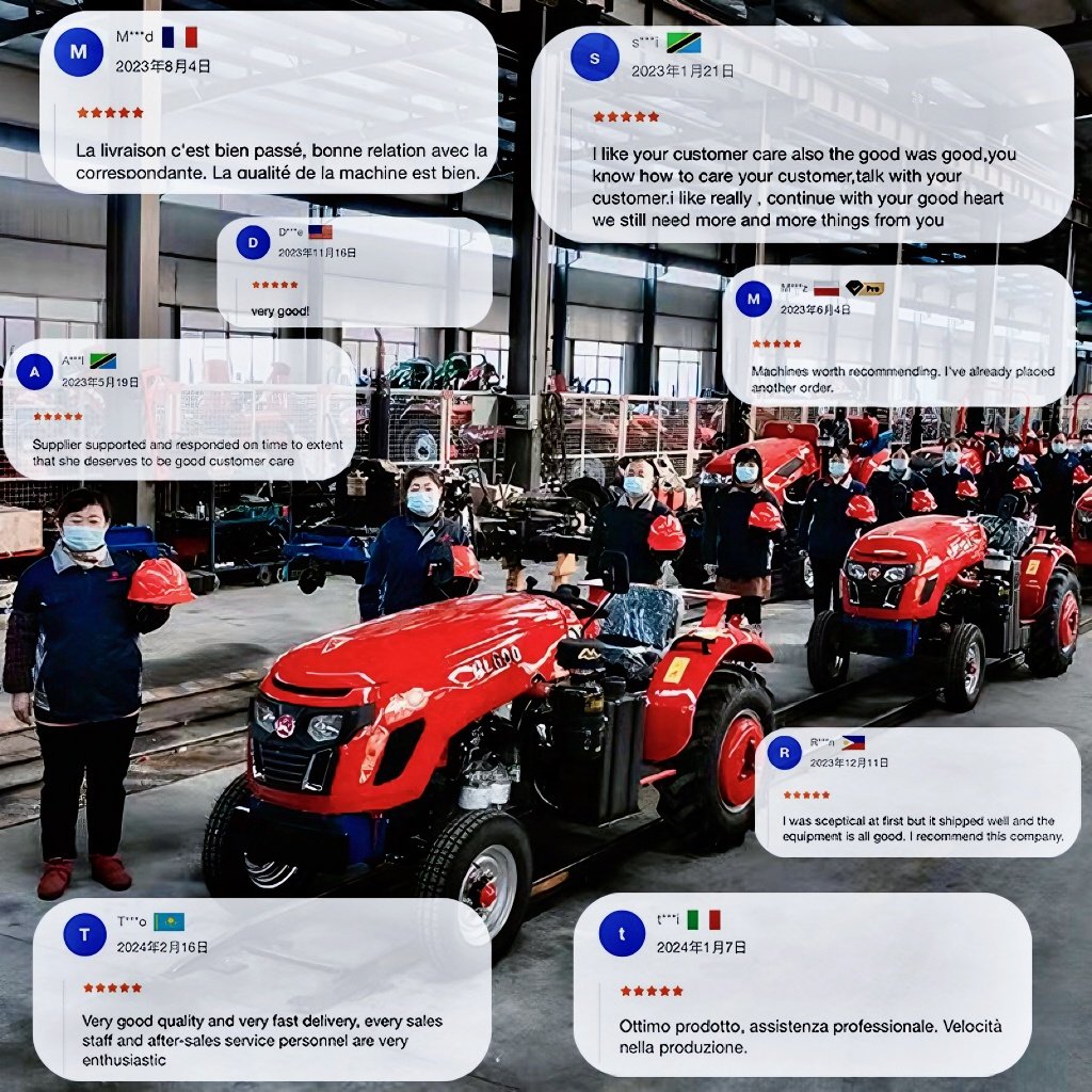High Quality 4x4 Mini 25hp Tractor for Sale Chinese Small Farm Tractors Tractor Agriculture