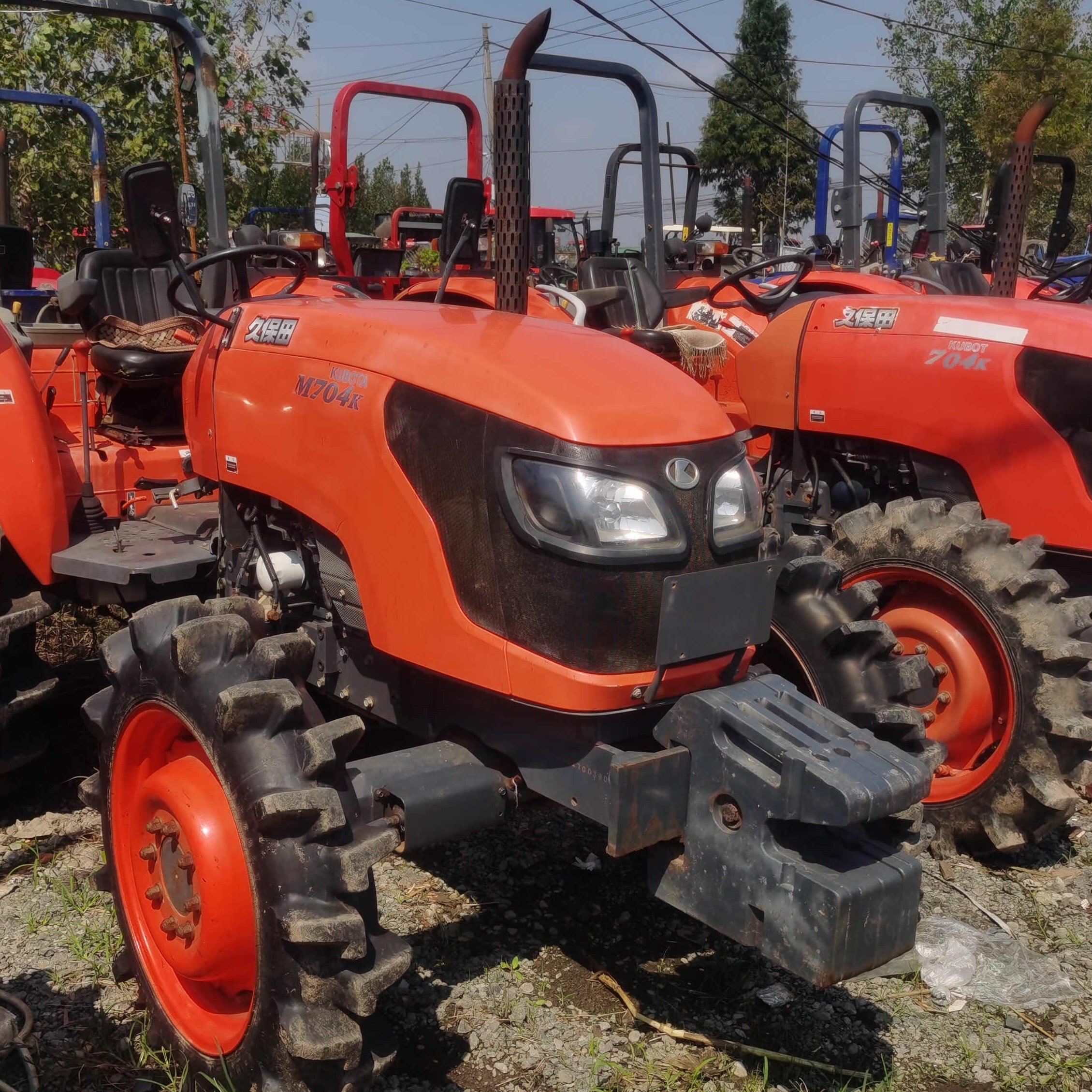 Used Newholland Kubota Dongfeng John Tractores Agricolas 4WD Used Tractor for Agriculture