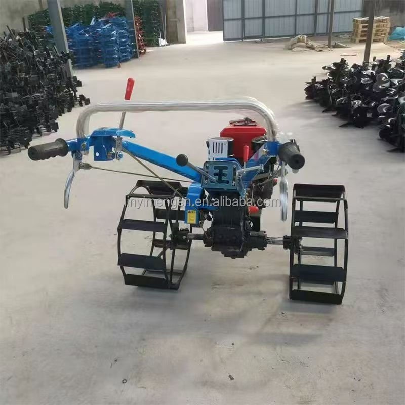 Hand held tractor anti-skid wheels, hand held paddy wheel upgrade, thickened material, professional welded wheels