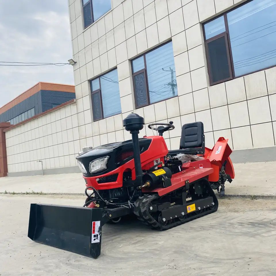 High Quality 35hp Ride on Cultivator Rotary Tiller Garden Mini Tractor Agriculture Equipment with Hitching Tool on Sale