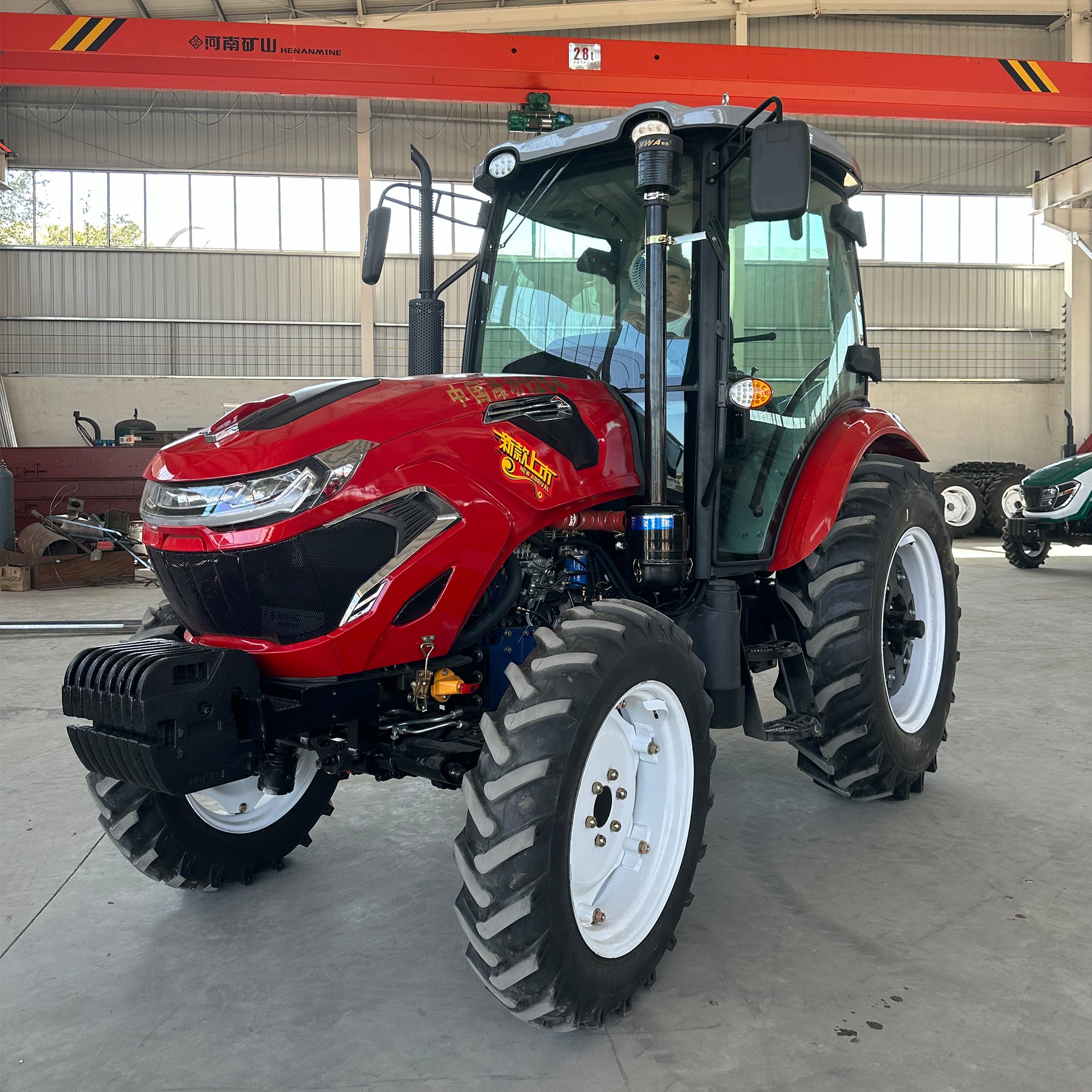 Multifunctional 4WD Small Farm Agricultural Tractors 80HP Farming Tractors for Farmers for 4x4 Work