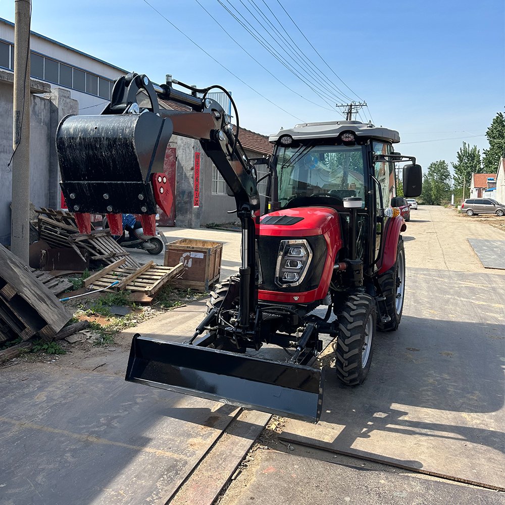 Multifunctional 4WD Small Farm Agricultural Tractors 80HP Farming Tractors for Farmers for 4x4 Work