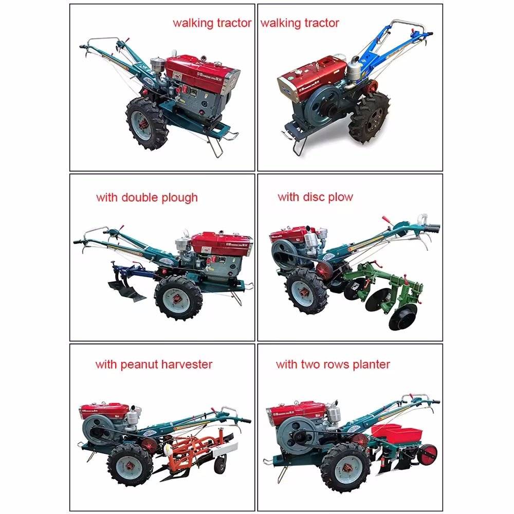 Agriculture/garden Hand Push Tractor TTwo Wheel Farm 15hp/18hp/20hp Walking Tractor