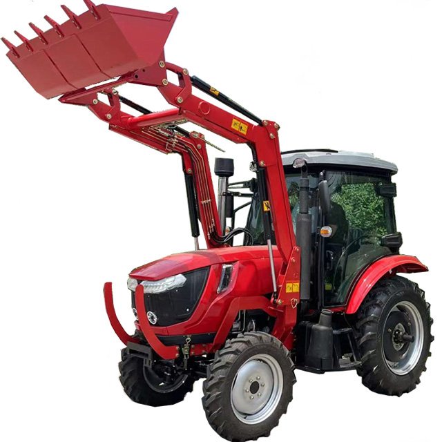 Small 4x4 Tractor with 80HP Mini Farm Machinery for Agricultural Use Chinese Walking Prices 4WD Wheel Core Components Engine