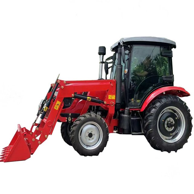 Small 4x4 Tractor with 80HP Mini Farm Machinery for Agricultural Use Chinese Walking Prices 4WD Wheel Core Components Engine