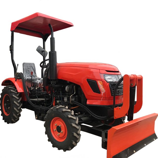 Small 4x4 Tractor with 80HP Mini Farm Machinery for Agricultural Use Chinese Walking Prices 4WD Wheel Core Components Engine