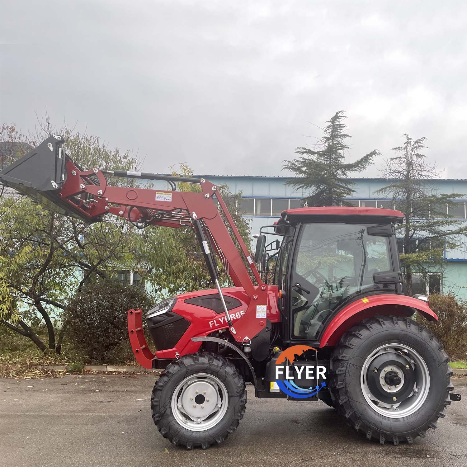High Quality 75HP Wheel Walking Tractor EPA Traktor for Farm Sale