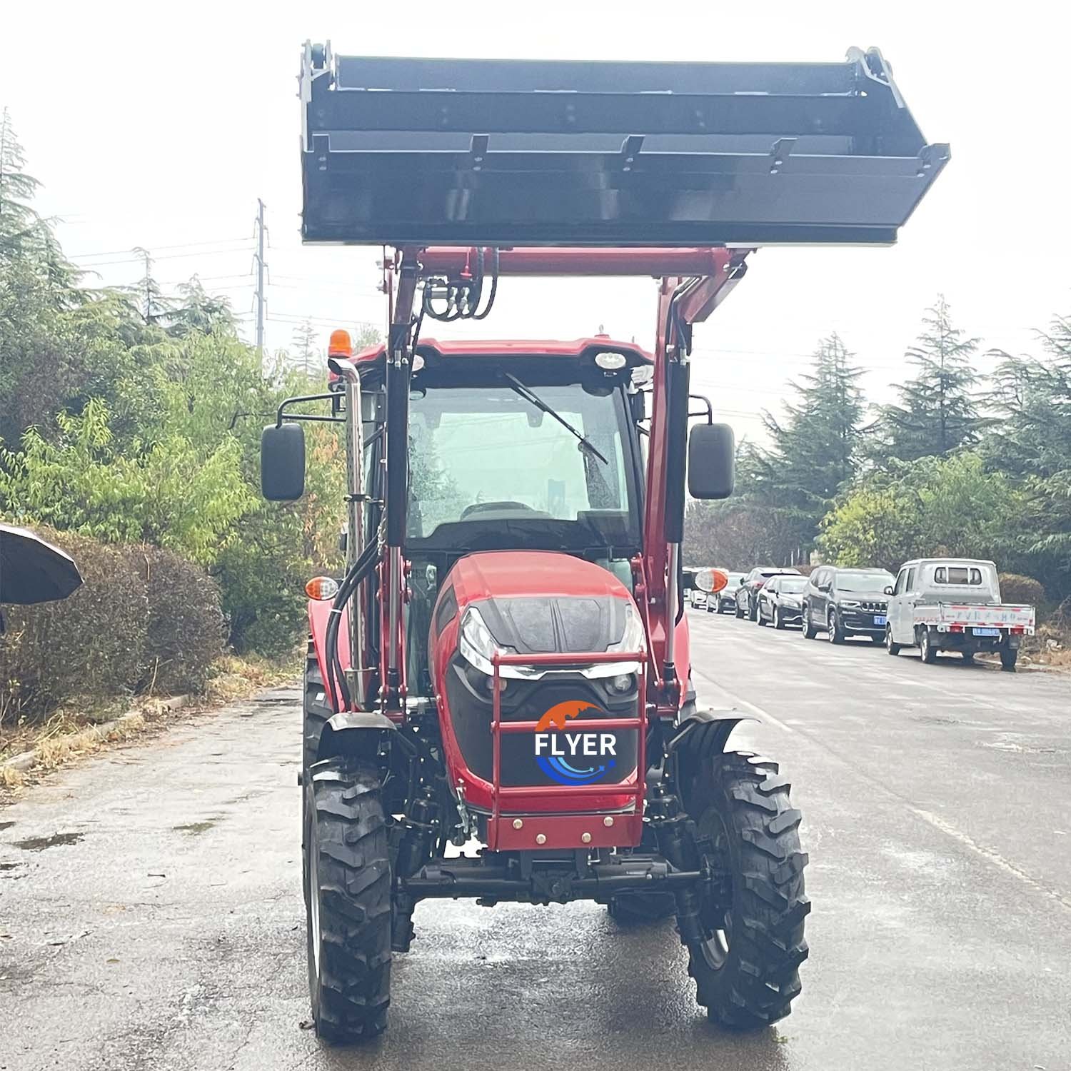 High Quality 75HP Wheel Walking Tractor EPA Traktor for Farm Sale