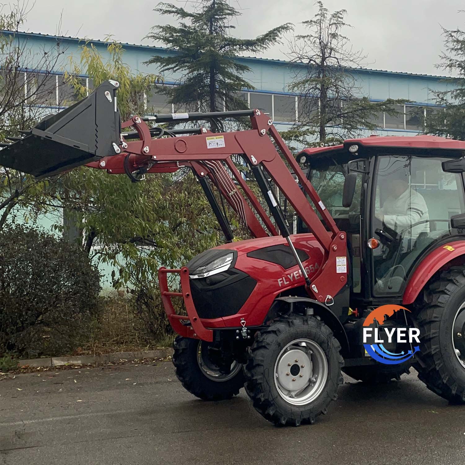 High Quality 75HP Wheel Walking Tractor EPA Traktor for Farm Sale