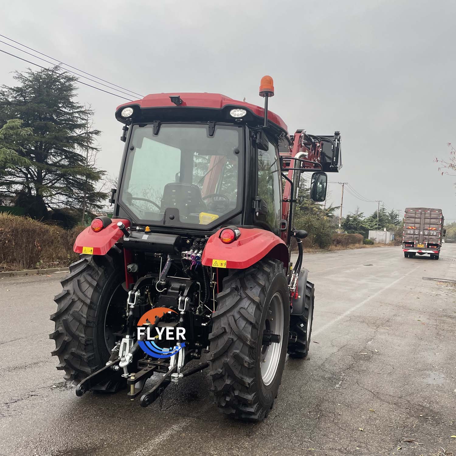 High Quality 75HP Wheel Walking Tractor EPA Traktor for Farm Sale