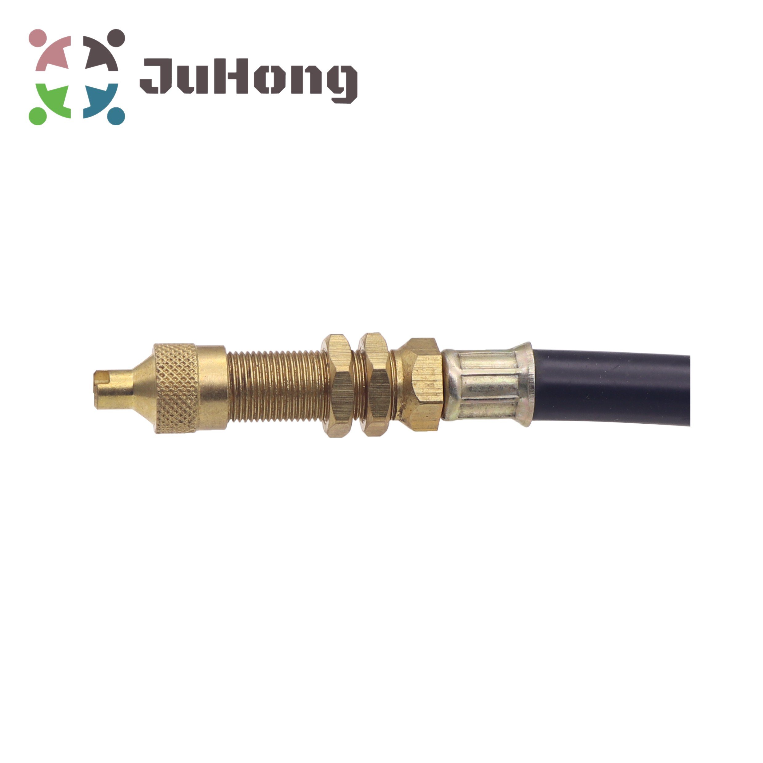 Large Bore Rubber Valve Extension OTR Tire Brass Stem 1/4"NPT Tyre Inflating Air Chuck Tractor Agricultural Tire Repair Tool