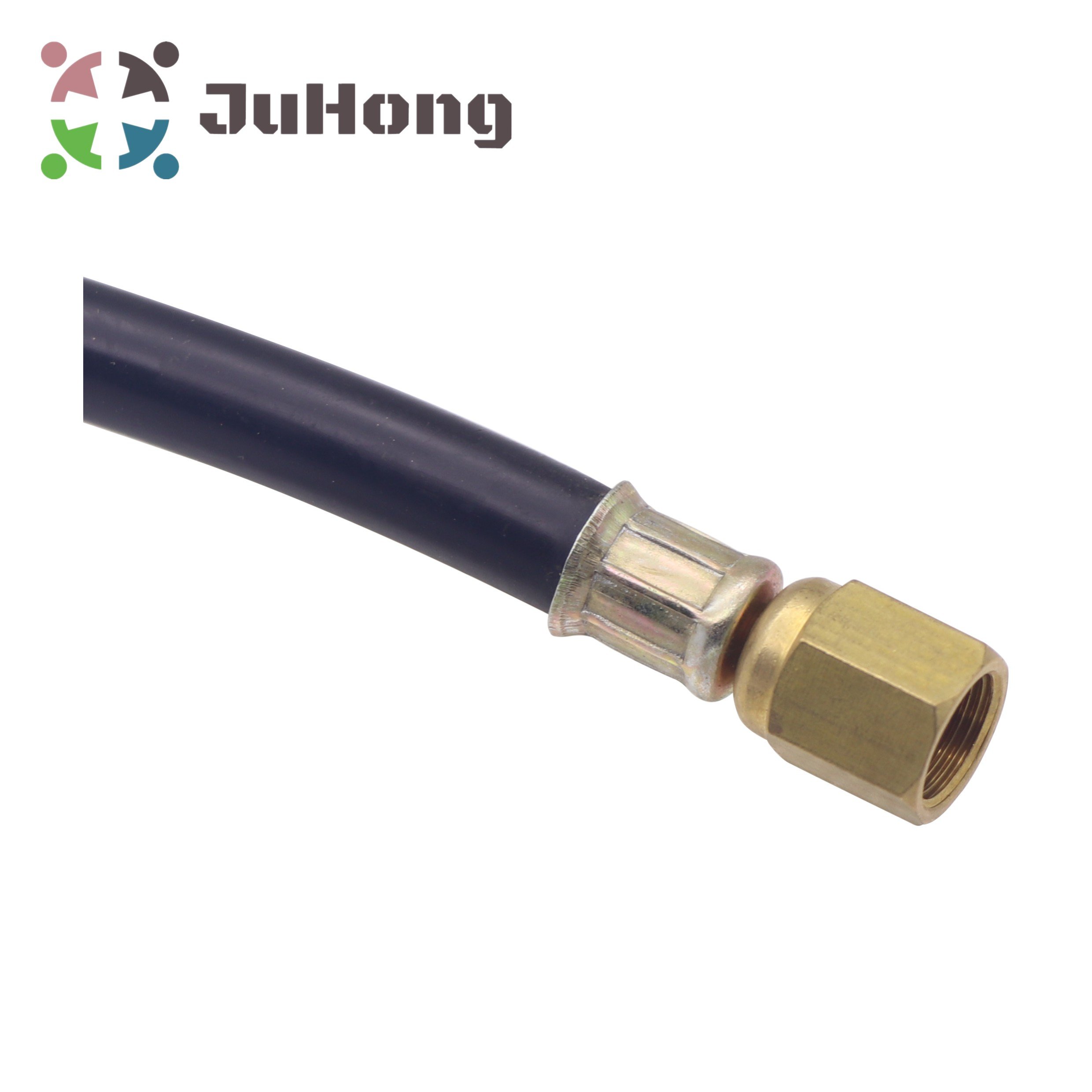 Large Bore Rubber Valve Extension OTR Tire Brass Stem 1/4"NPT Tyre Inflating Air Chuck Tractor Agricultural Tire Repair Tool