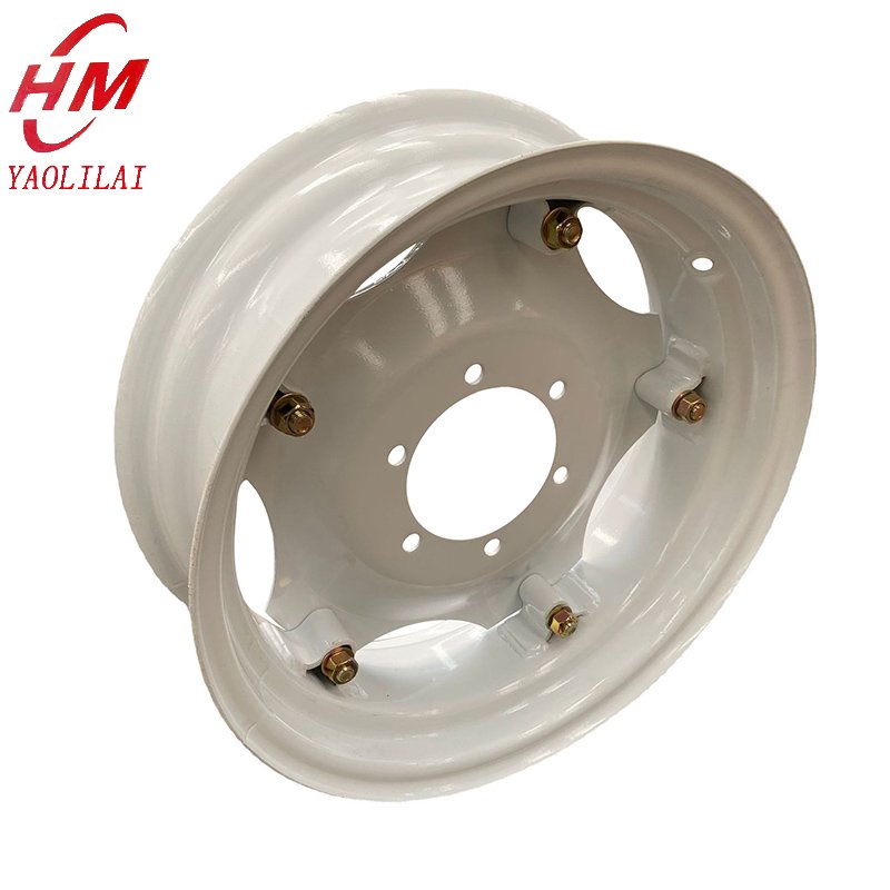 W7x20 Used Rims for Agricultural Guange Steel Tractors Implement Trailer Wheels Rims Manufacturers Chinafor 9.5-20
