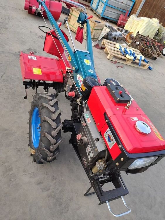 Walking Tractor 12HP 15Hp 18HP 20HP 22HP Two Wheel Farm Walking Tractor Mini Tractor for Agriculture With Mini Trailer for Sale