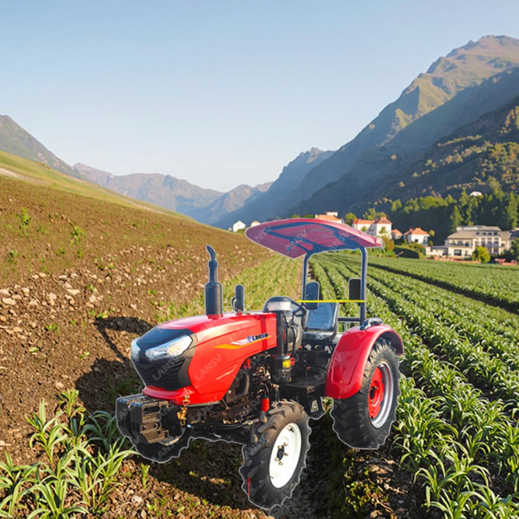 Robust 25-40HP Tractors with Smaller Turning Radius 4WD Wheels Multifunctional Engine Pump Gearbox at the Same Horsepower