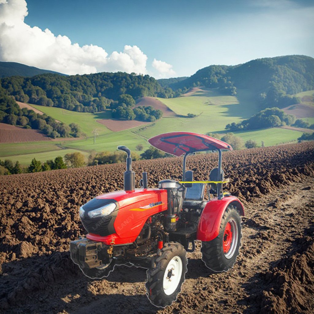Robust 25-40HP Tractors with Smaller Turning Radius 4WD Wheels Multifunctional Engine Pump Gearbox at the Same Horsepower