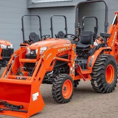 Wholesale Compact Mini Kubota 4WD Tractor Used Agricultural Equipment with Backhoe Wheel Very Price