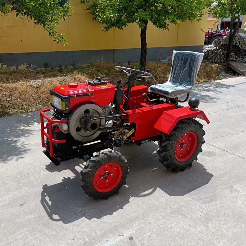 New Trend Mini Tractor for Cultivation Multifunctional 2WD 4WD Wheel Tiller with Diesel Engine Motor Gearbox for Agriculture