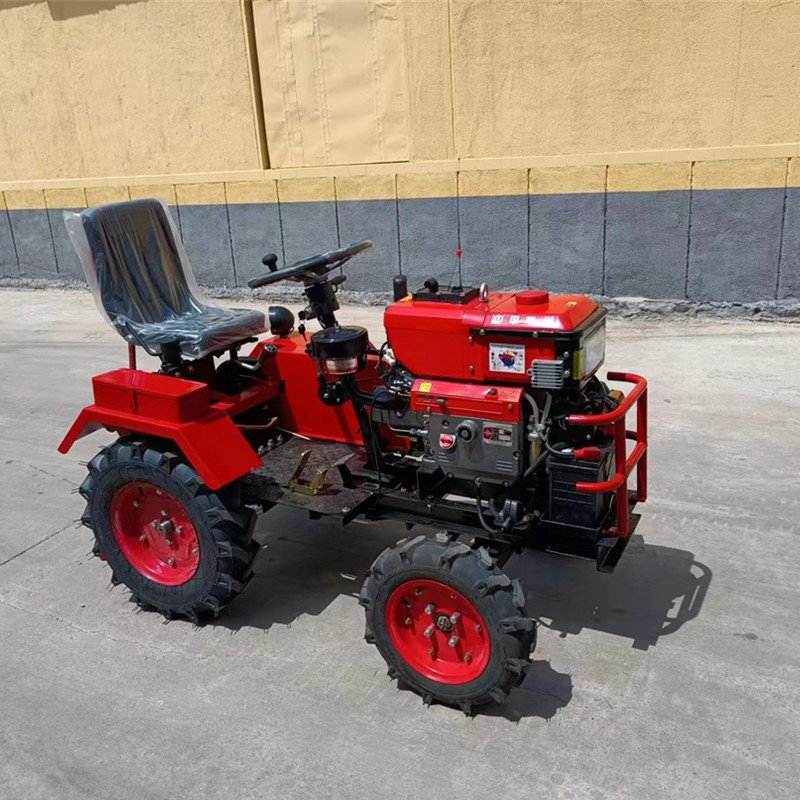 New Trend Mini Tractor for Cultivation Multifunctional 2WD 4WD Wheel Tiller with Diesel Engine Motor Gearbox for Agriculture