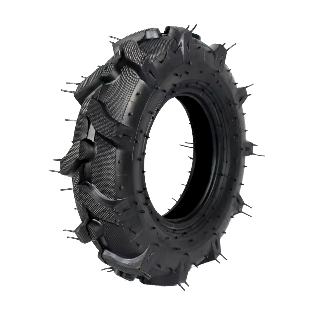 16 Inch Wheelbarrow Tractor Tyres 400x8 4.00-8 Flat Free Rubber Designed for Russia Market