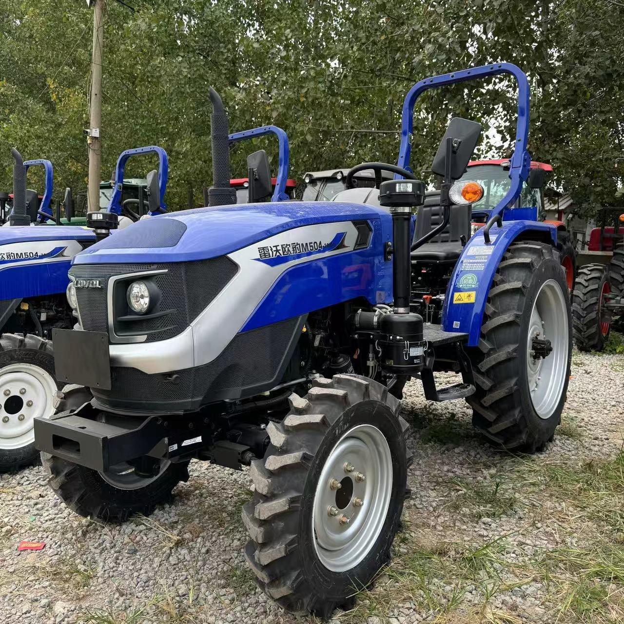 China 50hp Lovol Lawn Mower 4x4 Small Tractor With Front End Loader Backhoe Kubota Tractors Trucks Agriculture Mini Farm Tractor
