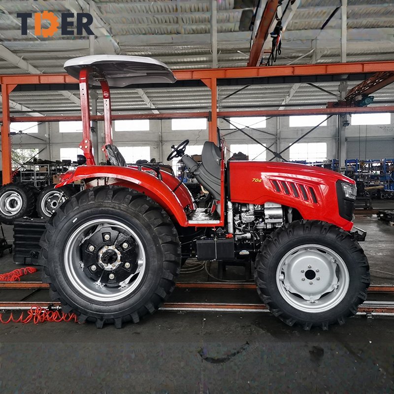 TDER High Quality Tractor Universal Tractor China Agricultural Machinery 70hp Tractor with Euro 5 Engine