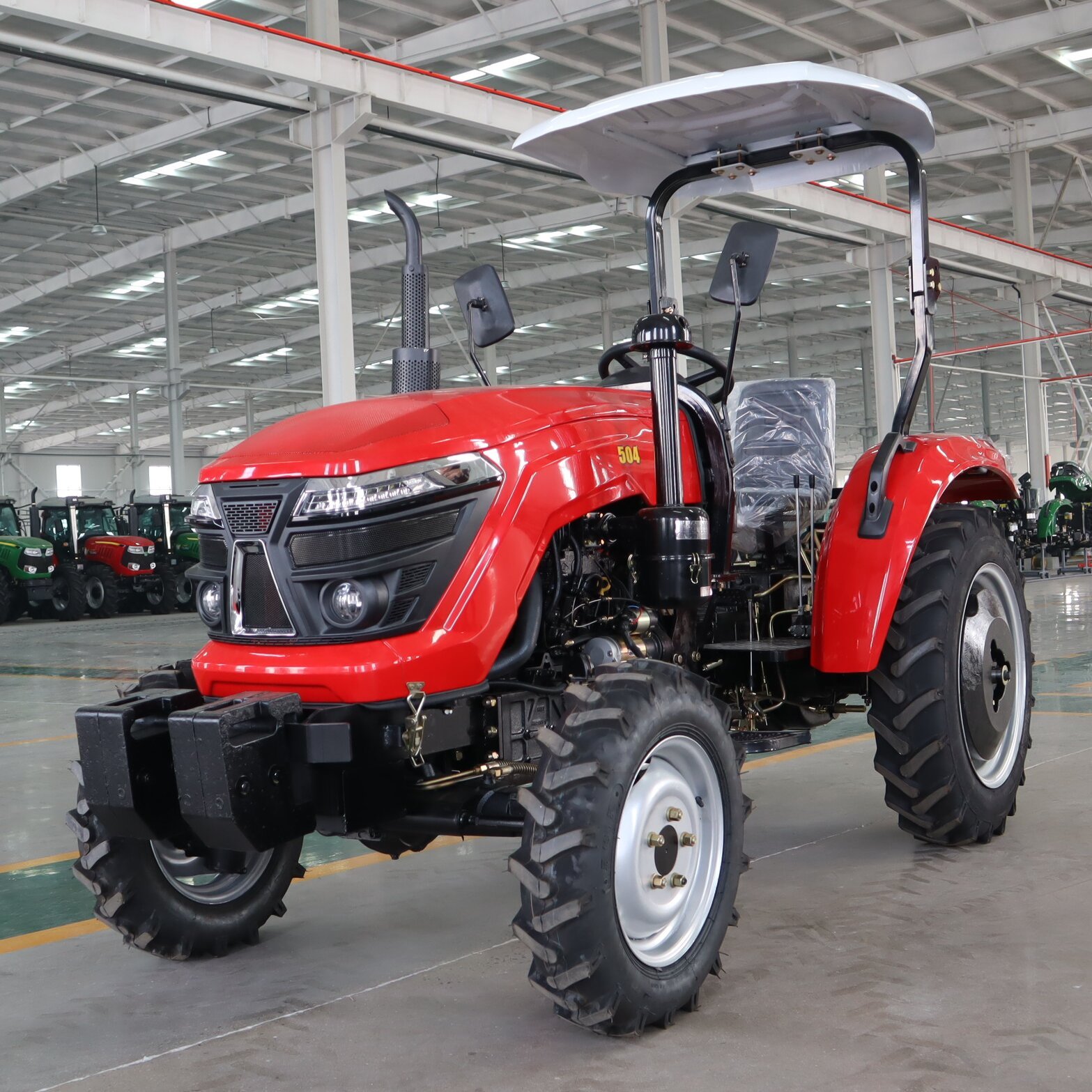 4wd Farm Tractor 504 Tracteur Tondeuse 50 PS Traktor Moteur diesel Cv Laboureur Agriculture Tractor De 50HP Pertanian Trator