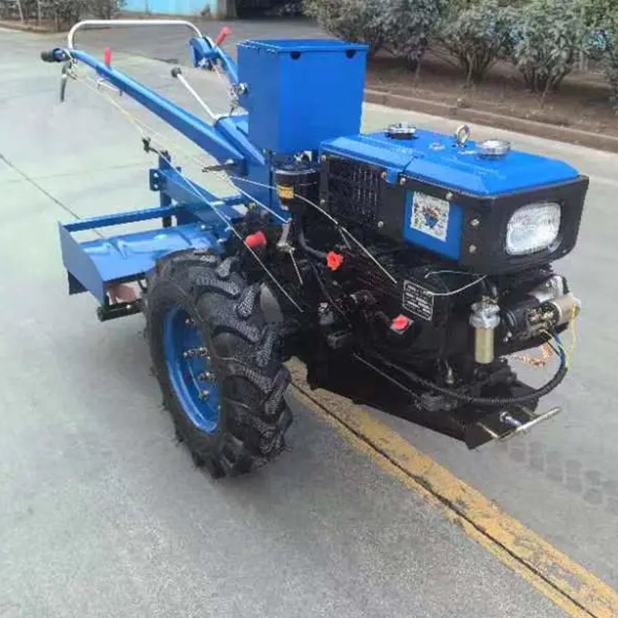 Factory Direct Supply 20hp 22hp 25hp Manual Agricultural Mini diesel Tiller Two Wheel New Farm Walking Tractor in Stock