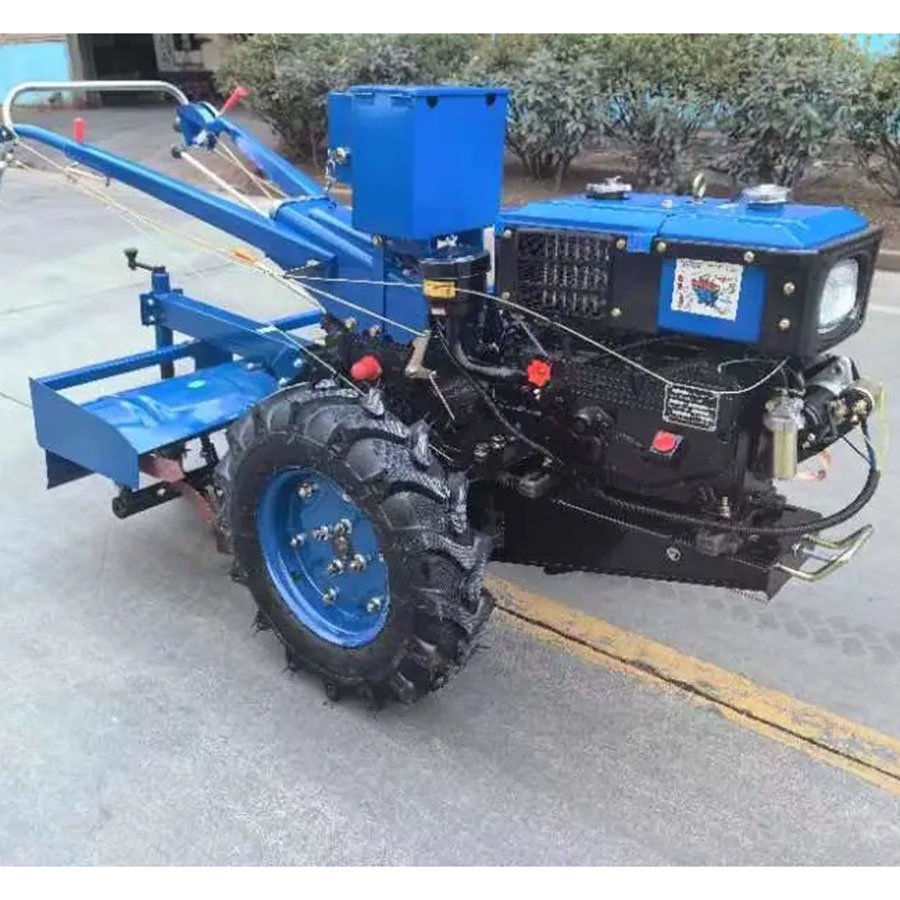 Factory Direct Supply 20hp 22hp 25hp Manual Agricultural Mini diesel Tiller Two Wheel New Farm Walking Tractor in Stock