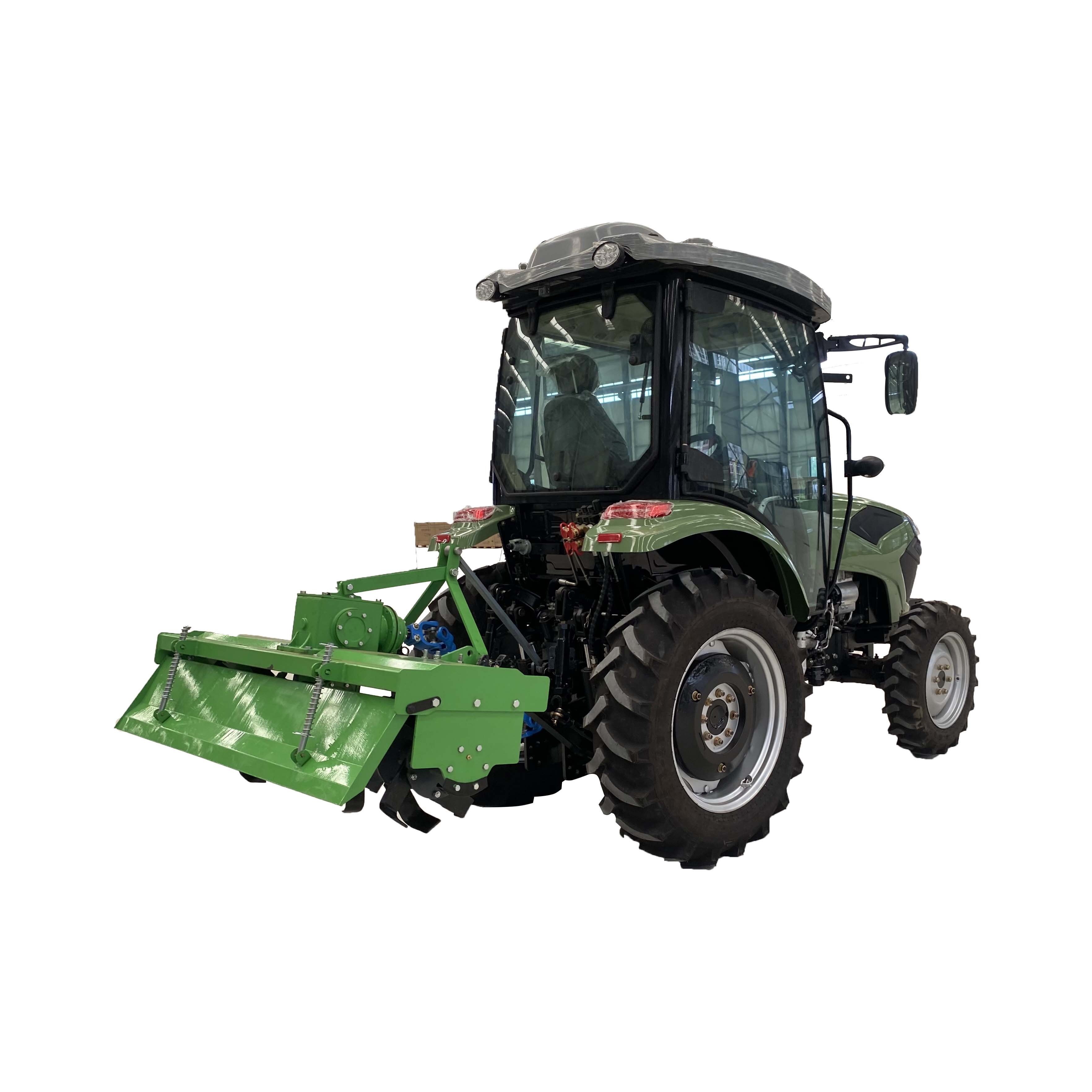 Electric Agricultural Machine Equipment Top Quality 75hp EURO 5 Engine AC Cabin Wheel 4wd 4x4 Tractor Factory Price Tractor