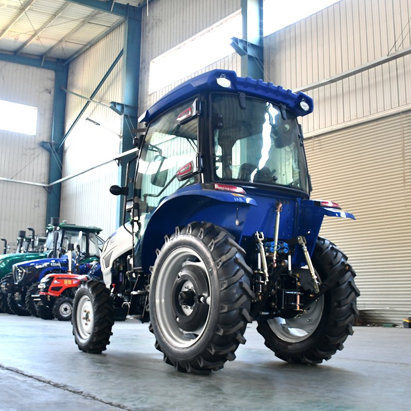 CE EPA Certified Mini Tractor 80HP 4 Cylinder Engine 4WD 2WD Options Diesel 50HP Hot Selling Farm Agriculture Crawler Tiller New