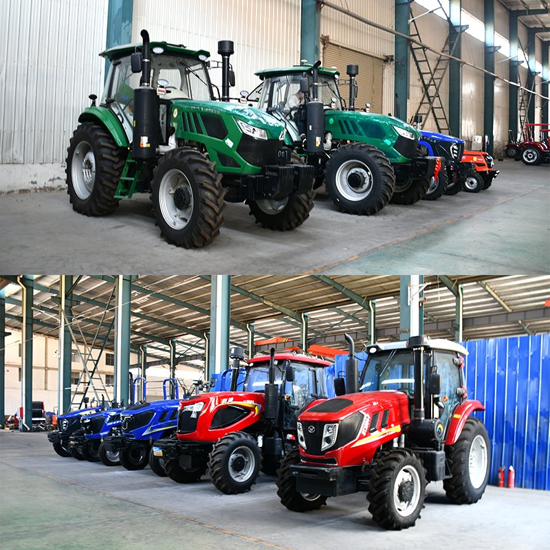 CE EPA Certified Mini Tractor 80HP 4 Cylinder Engine 4WD 2WD Options Diesel 50HP Hot Selling Farm Agriculture Crawler Tiller New